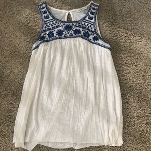 American Eagle Blue Patterned Tank